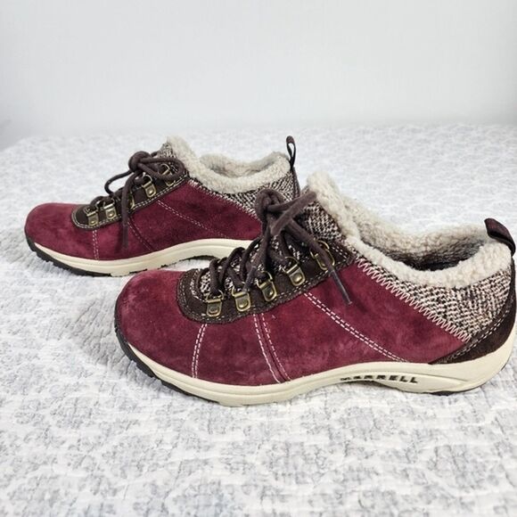 Merrell Windsor Wine Kamori Chill Windsor Hiking Shoes Sneakers Size 7 - Picture 7 of 7